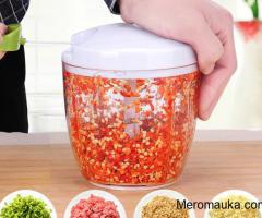 Mutifunctional kitchen manual vegetable crusher/ grinder.